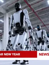 Robots bring tech to Lunar New Year