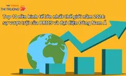Top 10 nền kinh tế lớn nhất thế giới năm 2024: sự vượt trội của BRICS và đại diện Đông Nam Á
