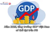 Năm 2025, tăng trưởng GDP Việt Nam có thể đạt trên 8%