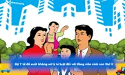 Bộ Y tế đề xuất không xử lý kỷ luật đối với đảng viên sinh con thứ ba