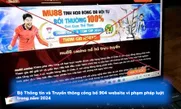 Bộ Thông tin và Truyền thông công bố 904 website vi phạm pháp luật trong năm 2024