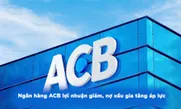Ngân hàng ACB lợi nhuận giảm, nợ xấu gia tăng áp lực