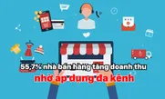 55,7% nhà bán hàng tăng doanh thu nhờ áp dụng đa kênh