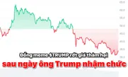 Đồng meme $TRUMP rớt giá thảm hại sau ngày ông Trump nhậm chức