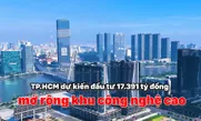 TP.HCM dự kiến đầu tư 17.391 tỷ đồng mở rộng khu công nghệ cao