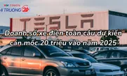 Doanh số xe điện toàn cầu dự kiến cán mốc 20 triệu năm nay