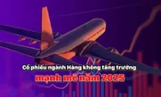 Cổ phiếu ngành Hàng không kỳ vọng tăng trưởng mạnh mẽ