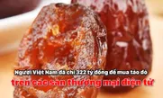 Người Việt Nam đã chi 322 tỷ đồng để mua táo đỏ trên các sàn thương mại điện tử