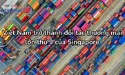 Việt Nam trở thành đối tác thương mại lớn thứ 9 của Singapore