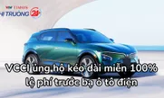 VCCI ủng hộ kéo dài miễn 100% lệ phí trước bạ ô tô điện