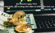 Giá Bitcoin ngày 15/4: Tăng nhẹ 0,6%, thị trường tiền điện tử diễn biến tích cực