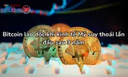 Bitcoin lao dốc khi kinh tế Mỹ suy thoái lần đầu sau 3 năm