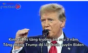 Kinh tế Mỹ tăng trưởng âm sau 3 năm, Tổng thống Trump đổ lỗi chính quyền Biden