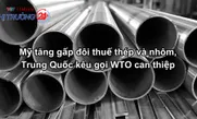 Mỹ tăng gấp đôi thuế thép và nhôm, Trung Quốc kêu gọi WTO can thiệp