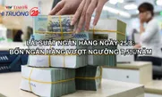 Lãi suất ngân hàng ngày 25/8: Bốn ngân hàng vượt ngưỡng 7,5%/năm