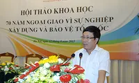 Workshop highlights Vietnam’s diplomacy in national construction