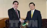 Vietnamese President Truong Tan Sang meets leaders at UN Summit