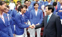 President lauds athletic feats