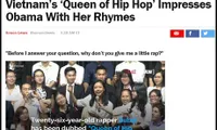 Vietnam’s ‘Queen of Hip Hop’ impresses Obama with her rhymes