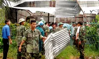 Soldiers help local residents recover after tornado