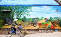 Chu Xa mural village: A new tourist destination in Hanoi