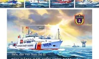 Stamp set on Vietnam Coast Guard vessels issued