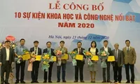 Ten notable scientific and technological events of Vietnam in 2020 announced