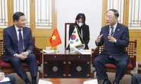 Deputy PM Le Minh Khai holds talks with RoK counterpart Hong Nam-ki