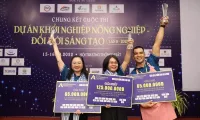 Straws made of rice win first prize in an agricultural start-up contest