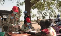 Vietnamese “blue beret” soldiers join charity trip in South Sudan