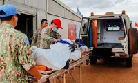 Vietnamese peacekeepers in South Sudan successfully give first aid to stroke patient