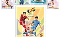 Set of stamps released to celebrate SEA Games 31