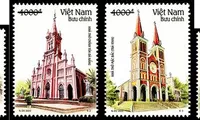 Newly-released stamp set features churches in Vietnam