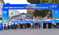 Over 1,000 people run in response to Earth Hour 2023 in Hanoi