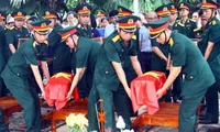 Quang Binh holds memorial, reburial services for martyrs' remains