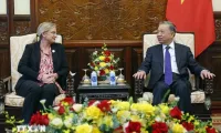 President To Lam receives outgoing Swedish ambassador