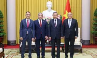 President To Lam receives ambassadors of Turkic countries