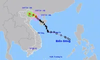 Storm No.2 at shock level 11 in Quang Ninh-Hai Phong coastal area