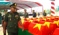 Dong Thap holds memorial and reburial services for remains of 97 martyrs