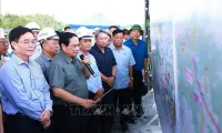 PM inspects construction of Khanh Hoa-Buon Ma Thuot expressway