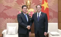 Vietnamese, Lao NAs intensify cooperation