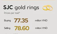 Infographic: Gold ring price declines slightly on August 29