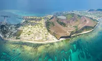 Thoi Loi Reservoir: A construction built within the crater of an extinct volcano