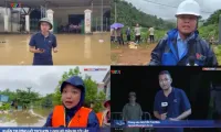 VTV journalists' Dedication and Efforts   Amid Storms and Floods