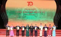 Standout individuals honoured for contributions to Hanoi’s development