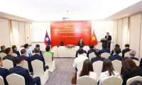 PM works with Vietnamese representative agencies in Laos