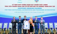 Vietnamese university granted international certificate of educational facility quality standards