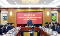 Top leader works with Party Central Committee's Commission for Economic Affairs