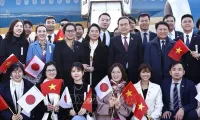 Top legislator wraps up official visit to Japan