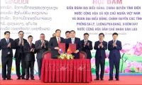 Dien Bien steps up friendship, cooperation with northern Lao localities